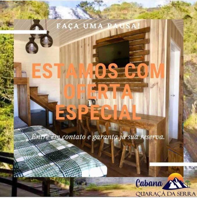 Cabana Quaraçá da Serra Urubici Esterno foto